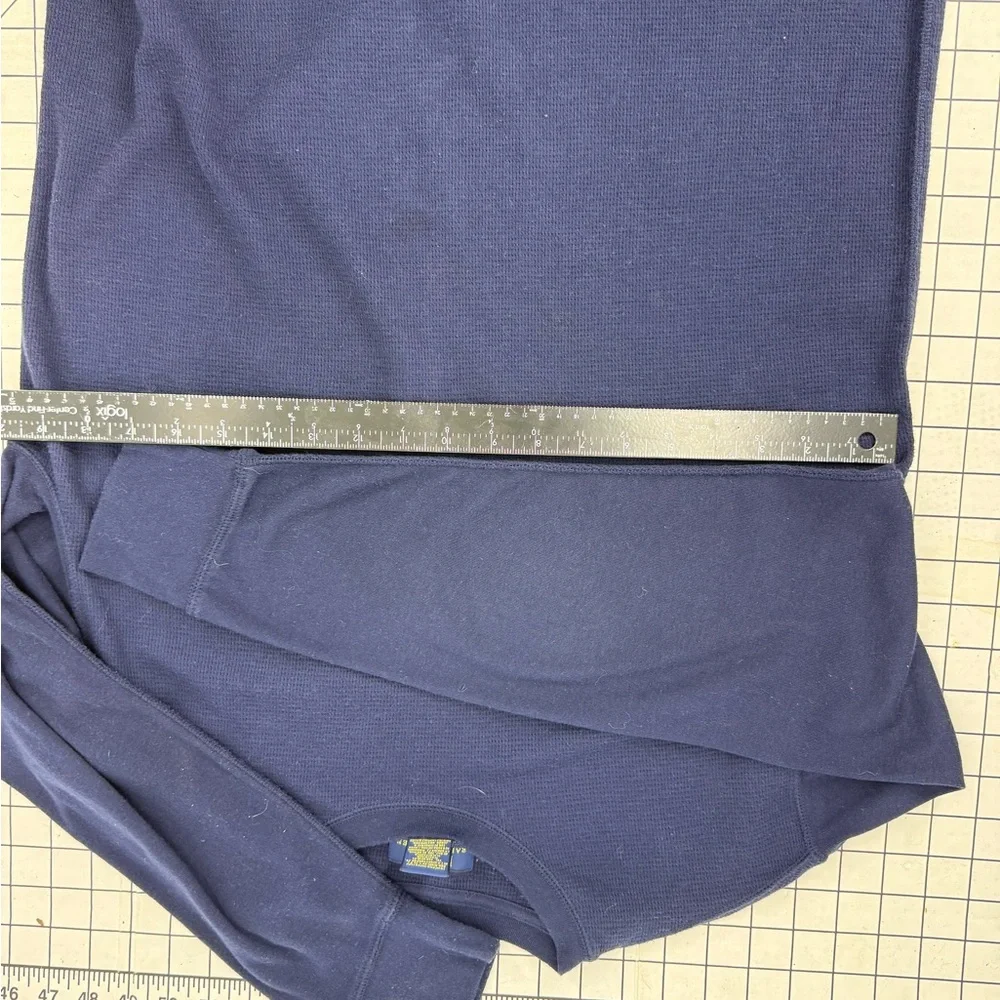 Polo by Ralph Lauren Men's Deep Blue Long Sleeve Tee